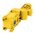 Kegleblokgearmotor - i kompakt design med forsatsgear